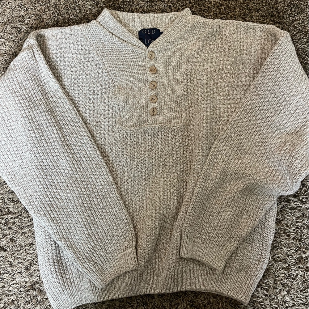 Oversized vintage cream sweater